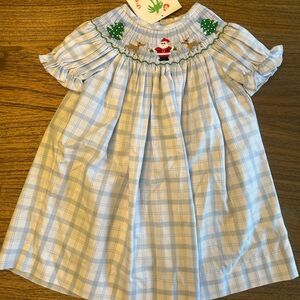 Shrimp & Grits Plaid Christmas Dress